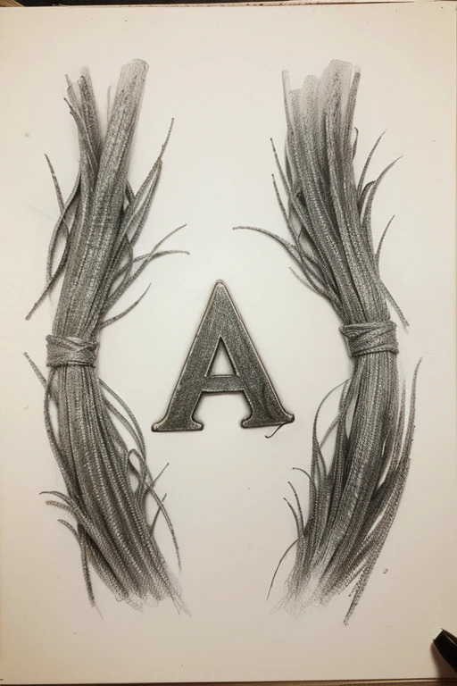 The Scarlet Letter by Nathaniel Hawthorne letter "A" drawing inspired