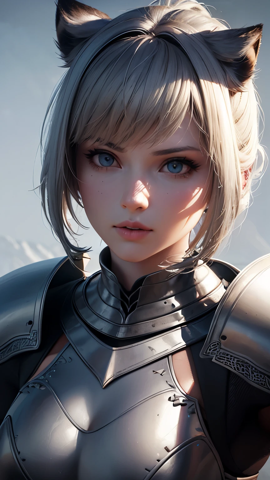 Game Art,Best image quality,Highest Resolution,8k,(Bust photo),(Portraiture),(Head close-up:1.5),(Three-part method),Unreal Engine 5 rendering, (Future Girl),(Woman warrior),
20 year old girl,((Hunter)),Eye for detail,(Big Breasts),Elegant and noble,Indifference,Brave,
(Medieval fur battle suit,Glowing magic lines,Detailed animal skin clothing for a medieval female knight,Medieval Ranger,
Photo pose,Simple Background,Cinema Lighting,Ray Tracing,Game CG,((3D Unreal Engine)),OC Rendering Reflective Pattern