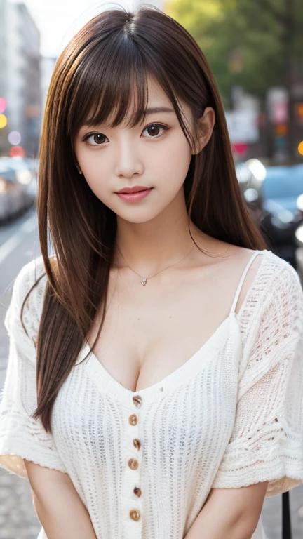 1 female, Maximum Chest Circumference, Light brown hair, Blunt bangs, Random Hairstyles,((Attractive and charming appearance,she'sheは私に向かってお尻を突き出している)), Thin face, Delicate lips, Saggy eyes, eyes are light brown, Perfect glowing skin, (Realistic:1.3), random color bikini、Super Detail, high quality, 最high quality, High resolution,((From head to toe,whole body,))20-year-old,Green Eyes,squat,