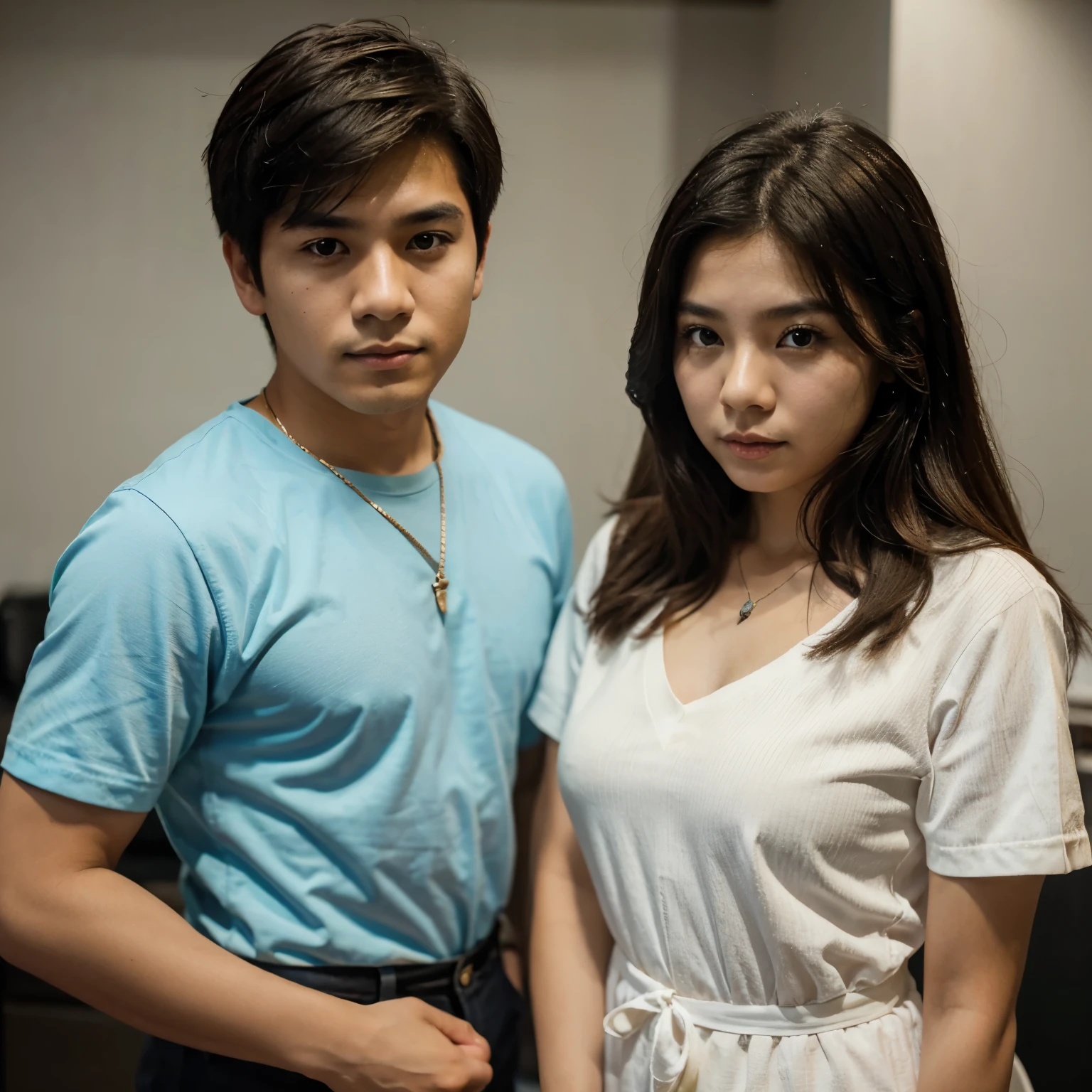 Mexican boy and korean girl