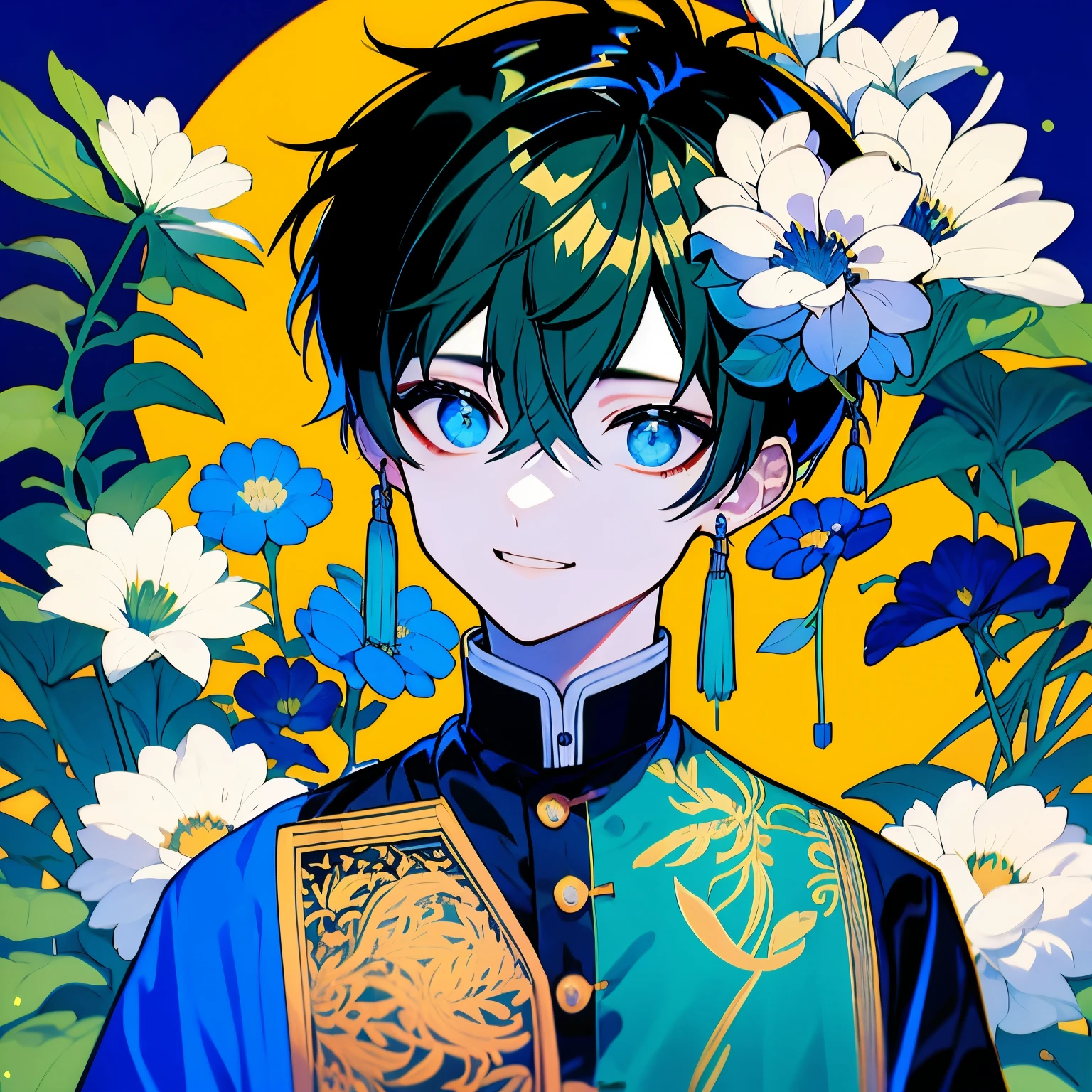 juvenile、Green Hair、uniform