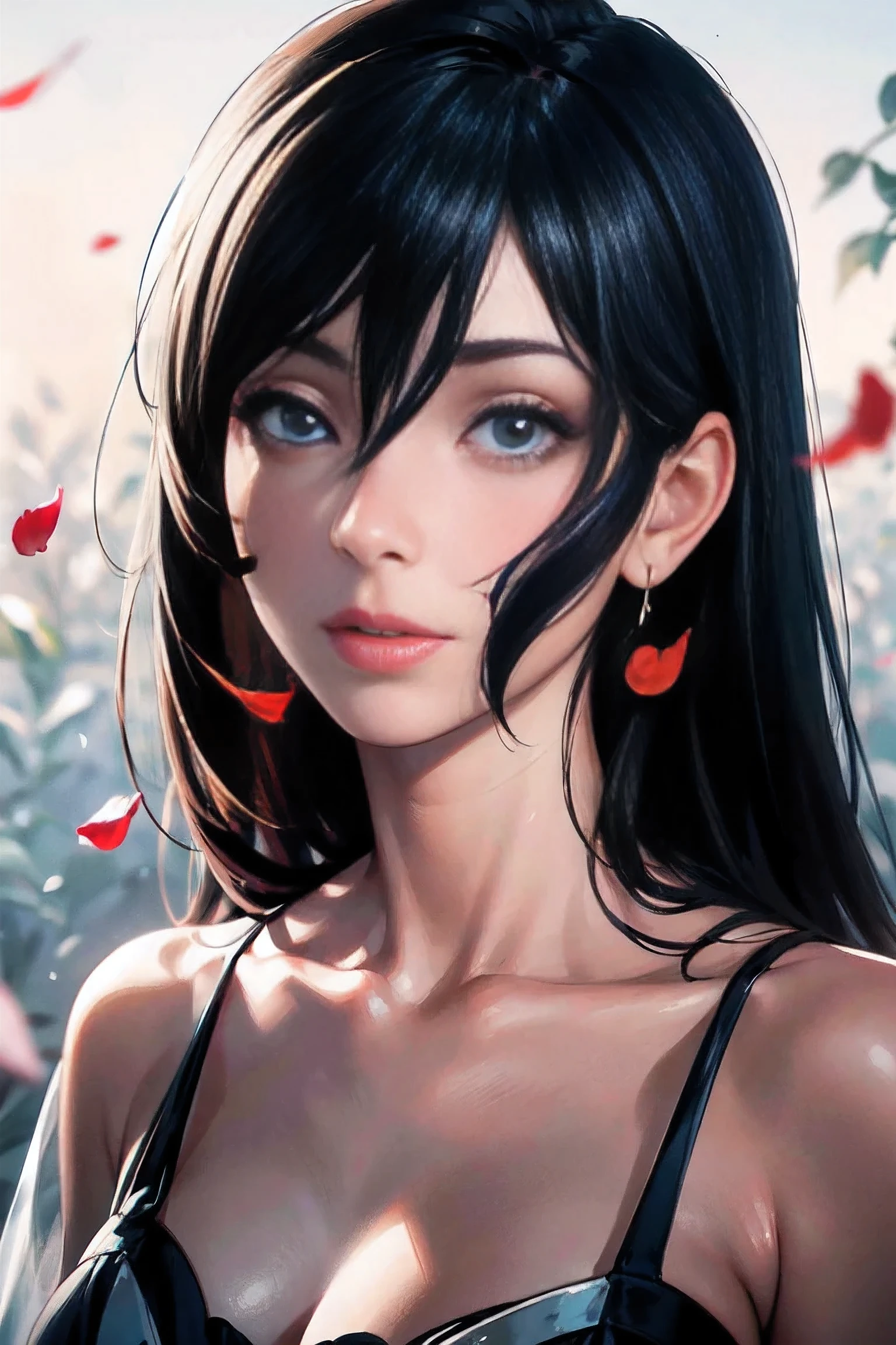 (best quality,4k,8k,highres,masterpiece:1.2),ultra-detailed,(realistic,photorealistic,photo-realistic:1.37),beautiful detailed eyes,beautiful detailed lips,extremely detailed eyes and face,long eyelashes,1girl,portrait,creative lighting,soft-color tones,hummingbird surrounded by flowers,flowing dress,gentle breeze,serene expression,graceful pose,dawn backdrop,dew-covered petals,subtle morning light,ethereal atmosphere,harmonious color palette,emphasizing natural beauty,fine brushwork,impeccable rendering,feminine charm,delicately painted facial features,immaculate complexion,majestic presence