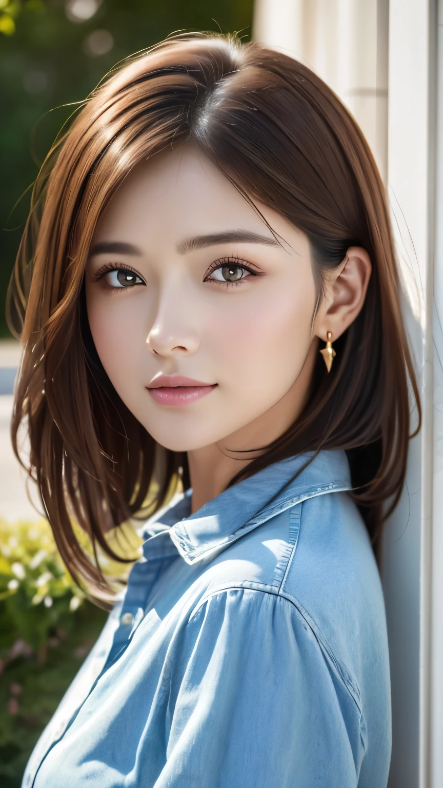 (Representative works:1.3)、(8k、Realistic、RAW Photos、Best image quality:1.4)、(30 year old mature woman)、Small face、Beautiful Face、(Realistic Face)、No makeup、Natural Makeup、light makeup、 (Dark brown hair)、Beautiful hairstyle、Realistic eyes、Beautiful details、 (Realisticな肌)、Beautiful Skin、 (Casual Fashion)、 Confused、 charm、超High resolution、Ultra-realistic、 High resolution、Golden Ratio