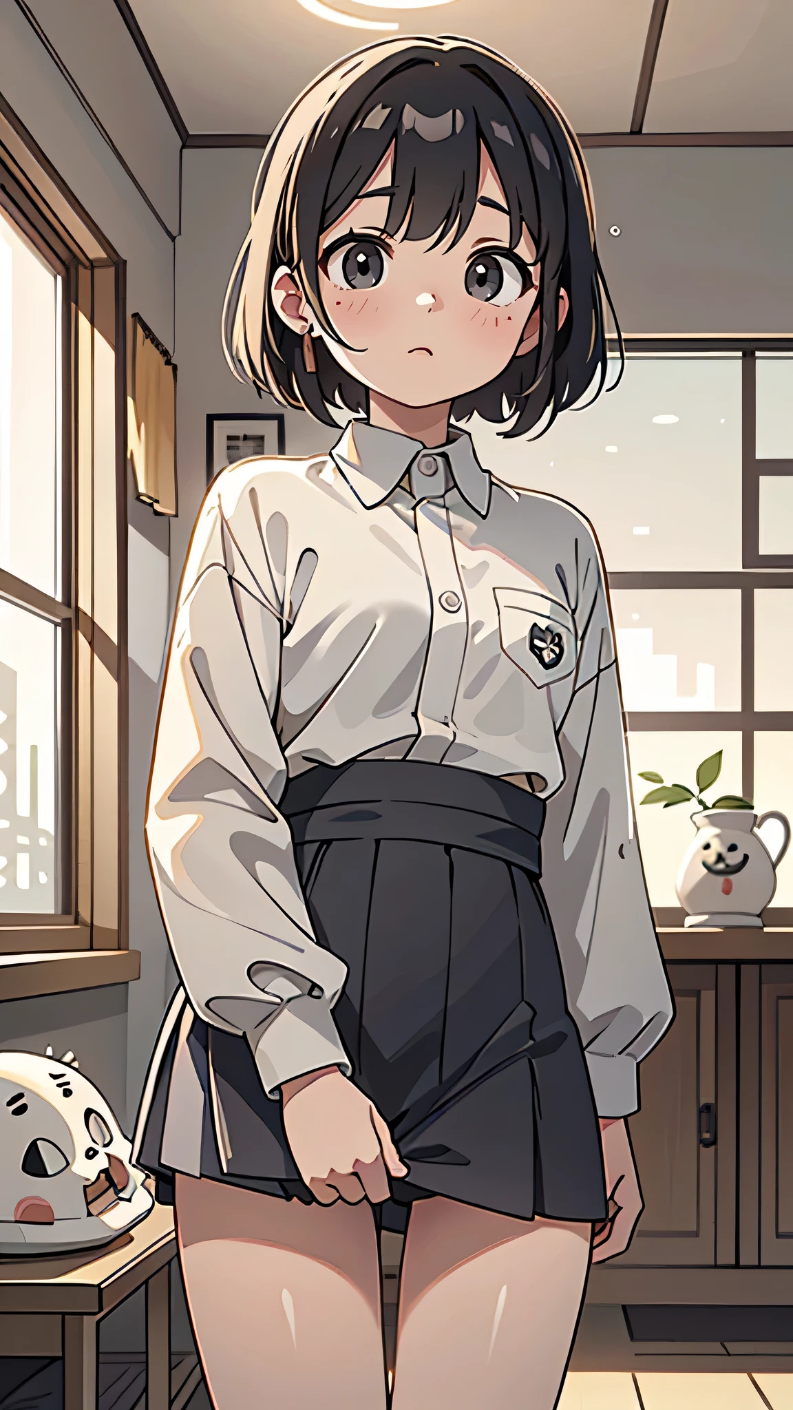 masterpiece, highest quality, (Highly detailed CG Unity 8k wallpaper), (highest quality), (Best illustrations), (Best Shadow), Confused, Realistic lighting, (abyss), Beautiful and delicate shine, A woman working at a construction site,Random Pause,((Long sleeve shirt)),Cute freckles on the cheeks,Mole under left eye,Helmet, Sunburn mark, Japanese Model,  Young Sensual Gravure Idol, yasumoto oka, A real young gravure idol, 