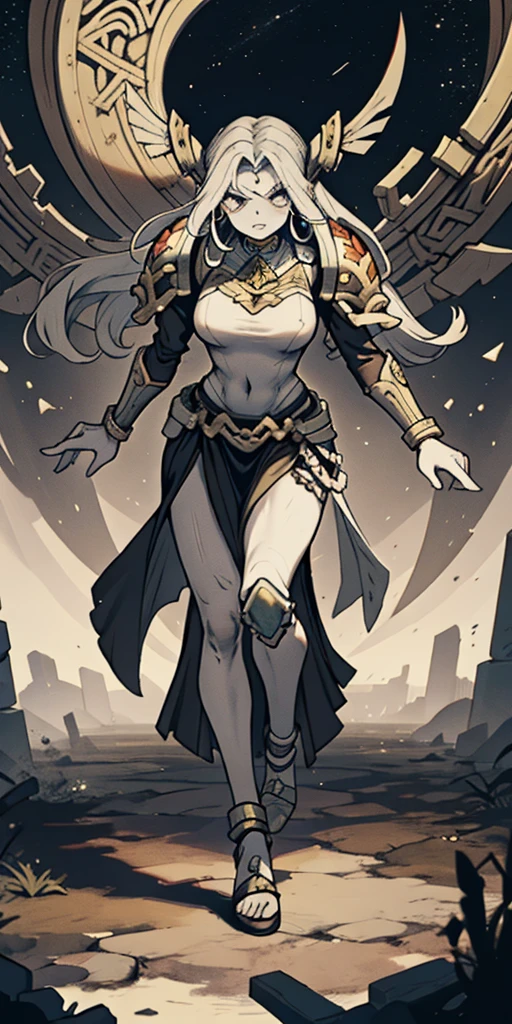 (warhammer 40k themed:1.2),
A majestic and ancient Craftworld of the Asuryani, floating in the depths of space. The Craftworld is adorned with elegant architecture, intricate runes, and graceful statues. The Asuryani are a proud and noble race of psychic warriors, who follow the paths of their ancestors and worship their gods. They are preparing for a battle against the forces of Chaos, who seek to corrupt and destroy their souls12