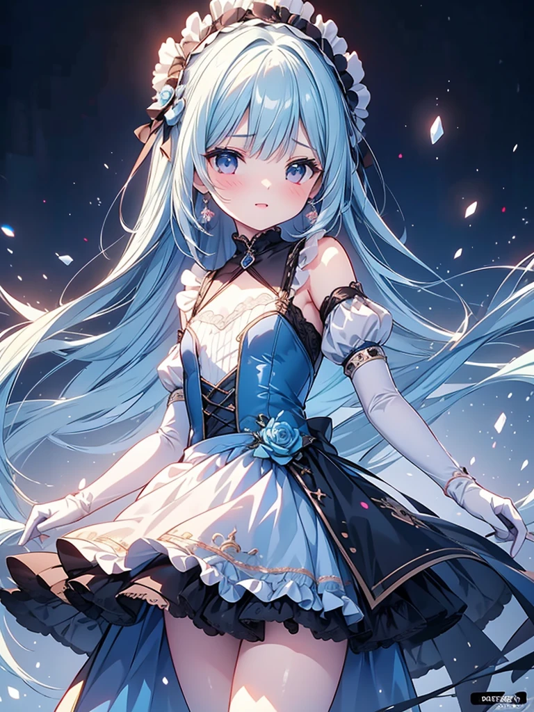 masterpiece, best quality, extremely detailed, (illustration, official art:1.1), 1 girl ,(((( light blue long hair)))), ,(((( light blue long hair)))),light blue hair, ,, long hair ((blush)) , cute face, big eyes, masterpiece, best quality,(((((a very delicate and beautiful girl))))),Amazing,beautiful detailed eyes,blunt bangs((((little delicate girl)))),tareme(true beautiful:1.2), sense of depth,dynamic angle,,,, affectionate smile, (true beautiful:1.2),,(tiny 1girl model:1.2),)(flat chest)),masterpiece,best quality, masterpiece, highres,
1girl, pantyhose, maid, gloves,maid_headdress, solo, apron, frills, elbow_gloves, dress, black_gloves, black_legwear, short_hair, broom, lips, breasts, standing, puffy_sleeves, blush, looking_at_viewer, leaning_forward, black_eyes, open_mouth, holding, smile, bangs, earrings, black_dress, maid_apron, red_lips"glow effects, godrays, Hand drawn, render, 8k, octane render, cinema 4d, blender, dark, atmospheric 4k ultra detailed, cinematic, Sharp focus, big depth of field, Masterpiece, colors, 3d octane render, 4k, concept art, trending on artstation, hyperrealistic, Vivid colors, extremely detailed CG unity 8k wallpaper, trending on CGSociety, Intricate, High Detail, dramatic", anime coloring, anime screencap,