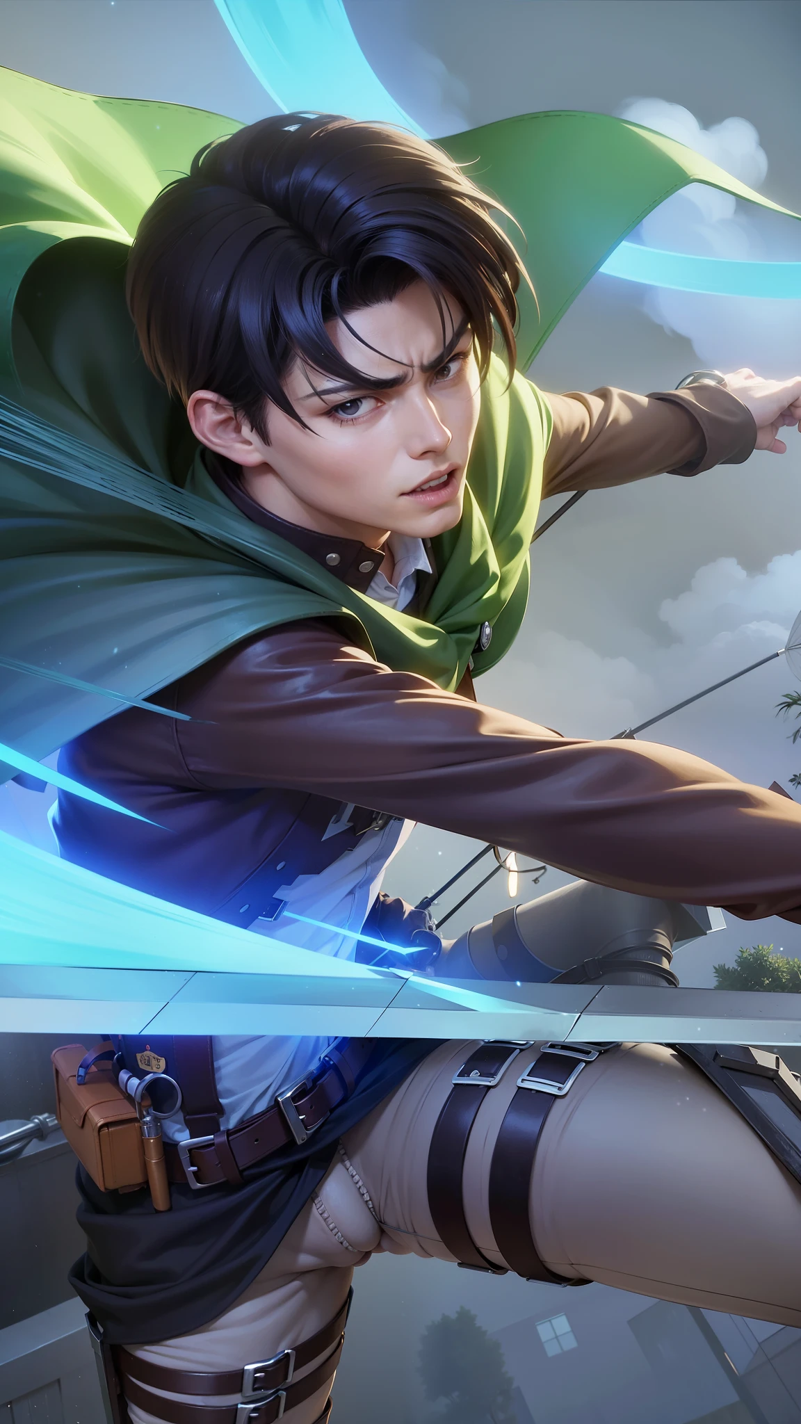 anime character with a bow and arrow in his hand, levi ackerman, (attack on titans anime), 4 k manga wallpaper, shingeki no kyojin, portrait of eren yeager, from attack on titan, attack on titan anime style, in attack on titan, snk, eren yeager, badass anime 8 k, attack on titan covert art
