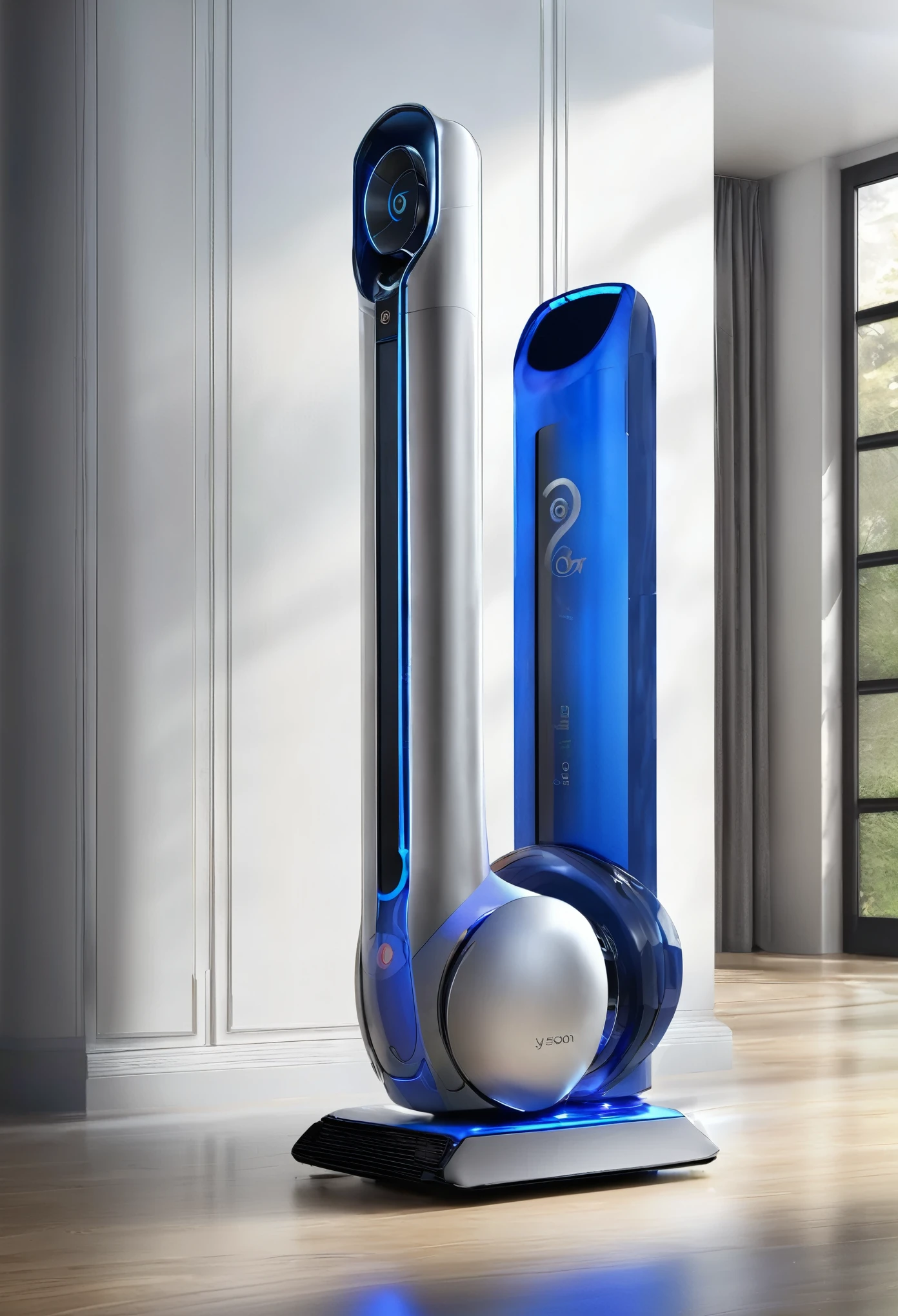 There is a blue one suitable for fitness use,Can measure weight、Height and dimensions measuring instrument,Get digital data through infrared, Keyshot production rendering, blue realistic 3 d render, 3D product render, Product design rendering, Keyshot production rendering pinterest, concept art | Dyson, Intelligent design, Award-winning masterpiece, upright, Award-winning digital renderings, The console is tall and majestic, Futuristic product design