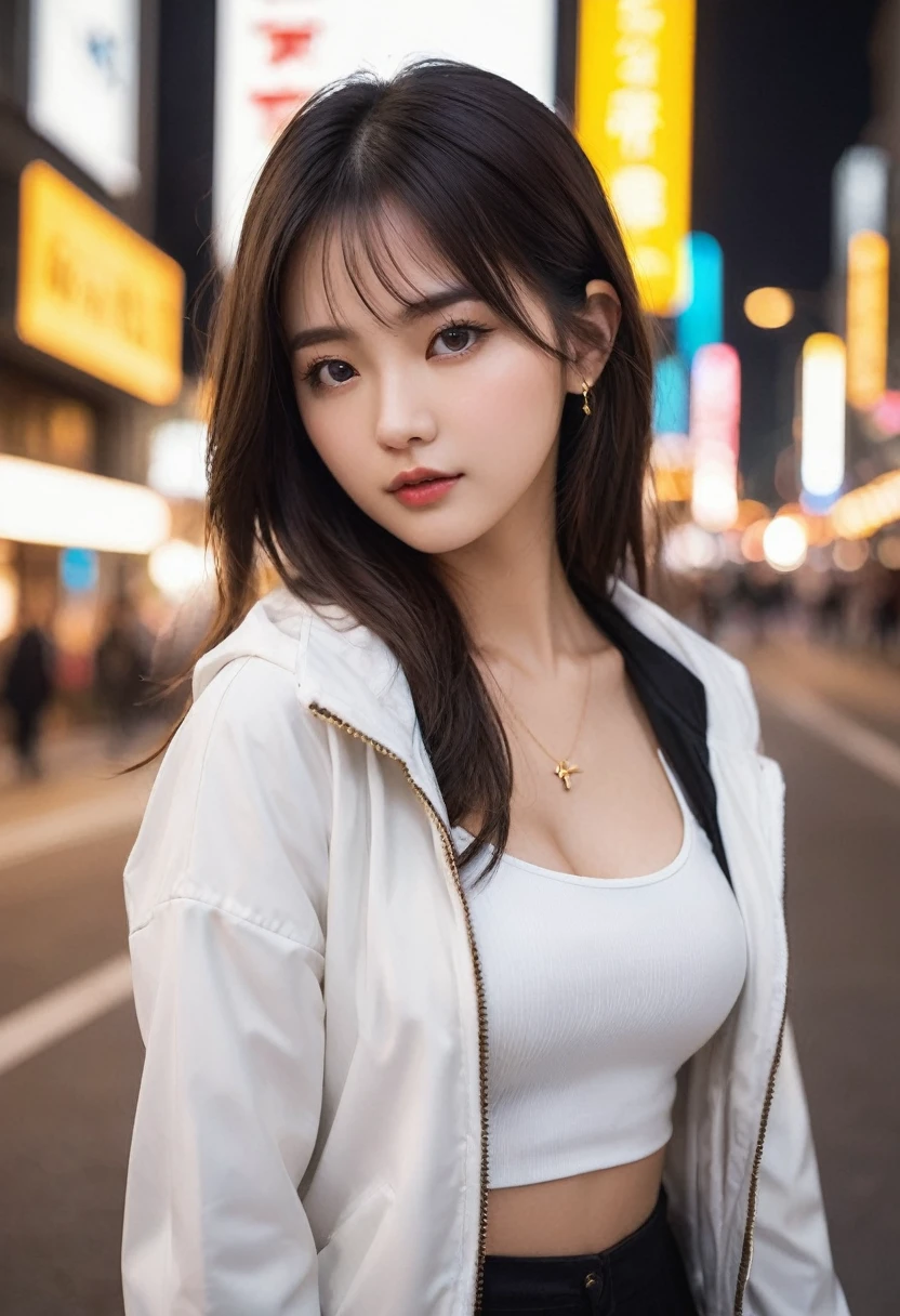 ((Neon city at night)), Fantastic Light, masterpiece, 最high quality, Russian girls,((30 years old)), (filipino woman),(((Wearing an oversized white hoodie))),(I can see her cleavage),Blonde woman , Medium length hair without styling, ((Denim shorts)), Looking into the distance, Beautiful Face, Thin body, Shapely legs, (Stunningly beautiful woman), ((Golden ratio of the face)), Dynamic pose, Delicate face, Vivid eyes,Highly detailed background, Detailed face, Detailed busy background, nice, High definition skin, Realistic skin details,8K,Digital single-lens reflex camera, high quality,Photorealism,View from below,NSFW,(最high quality, 8K, masterpiece: 1.3),Ultra-high resolution,Shot with Canon EOS R 6, (((Neon City Beauty,))), One Woman,Perfect anatomy,(Perfect anatomical toes), ((Big Tits)), ((Glamorous body)), ((Lewd pose)),Dark brown hair: 1.1, Ultra detailed face, Detailed lips, Almond-shaped eyes, double eyelid,Beautiful Japanese Wife, Charm,