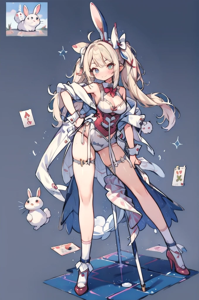 cute bunny stripper girl