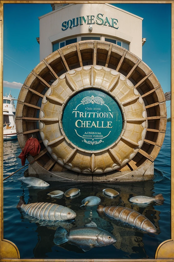publicité vintage tradition coquillage age d'or , sea sea food ambiance fisherman's cabana, boutique d'huitres 1910, advertisement