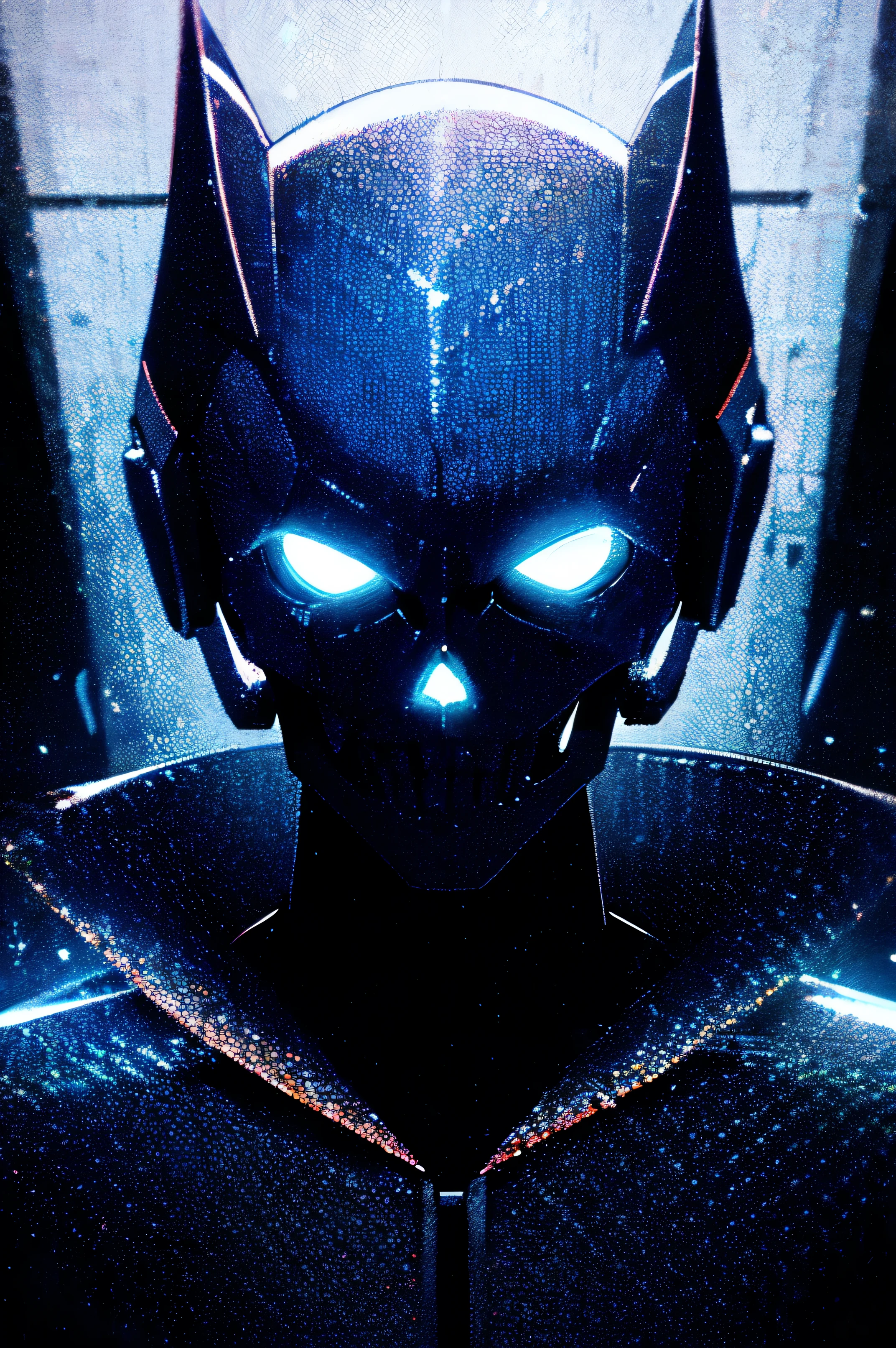 robotic skull, head made of a transparent material, engrenagens aparente, fios, cabos, estilo cyberpunk, realista, hd, 8k, fiction,