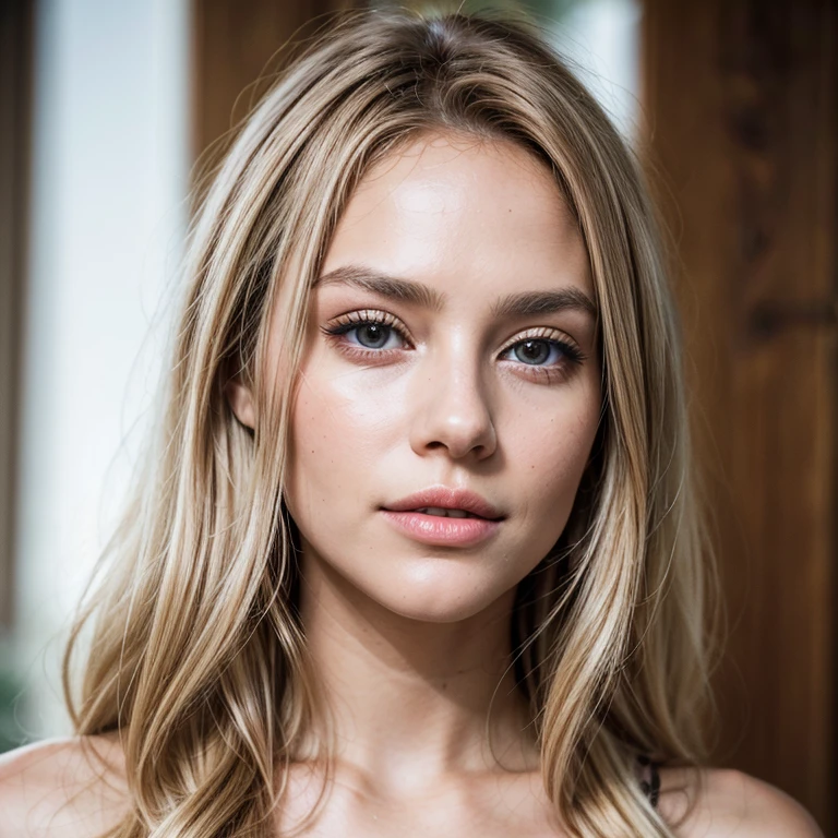 masterpiece,, best quality, utlra realistic photo of a beautiful young blonde woman, golden blonde hair, styled with delicate strands. deep intense brown eyes, eyelashes. Perfect face, smooth skin, slim body. Incredible quality, 8k, dslr, Fujifilm XT3Realistic, Raw Photo, Iphone 15 pro max --style blonde_realistic-upscale -