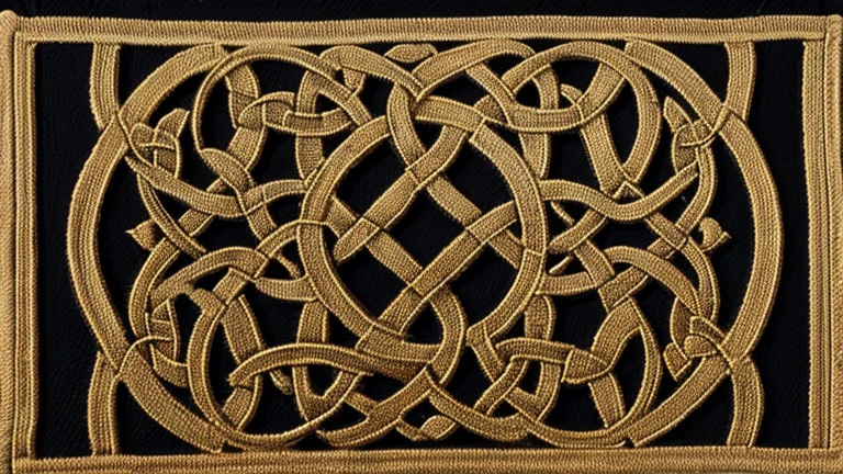 celtic woven ornamentic, medieval style