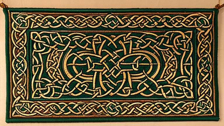 celtic woven ornamentic, medieval style