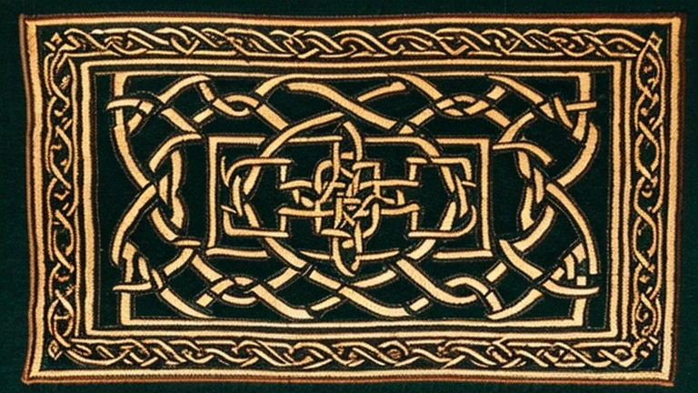 celtic woven ornamentic, medieval style