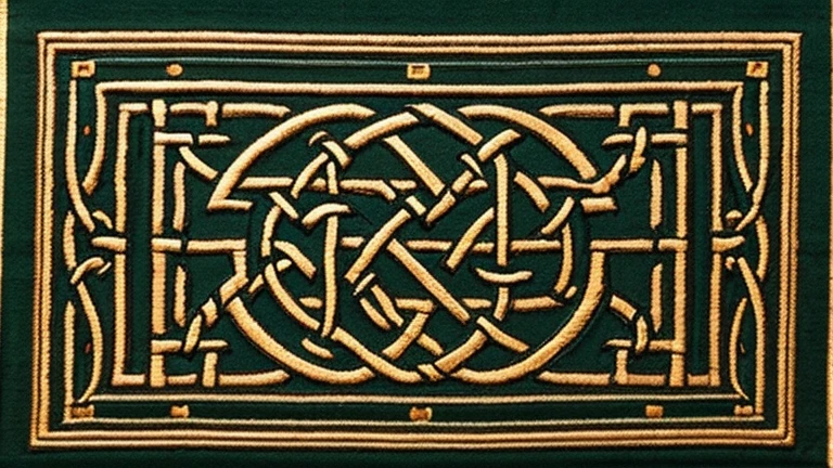 celtic woven ornamentic, medieval style