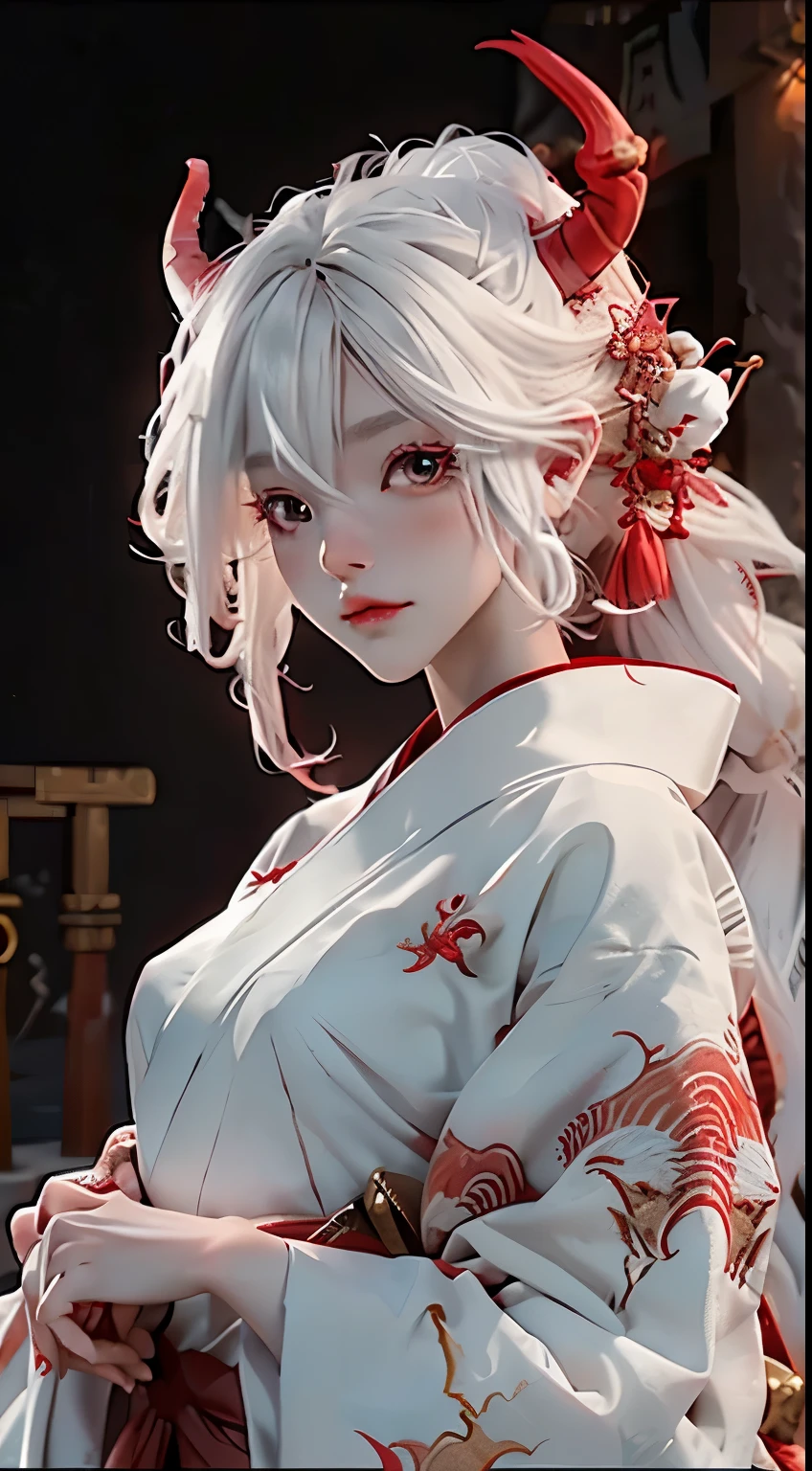 A woman who evokes the image of Amaterasu Omikami
