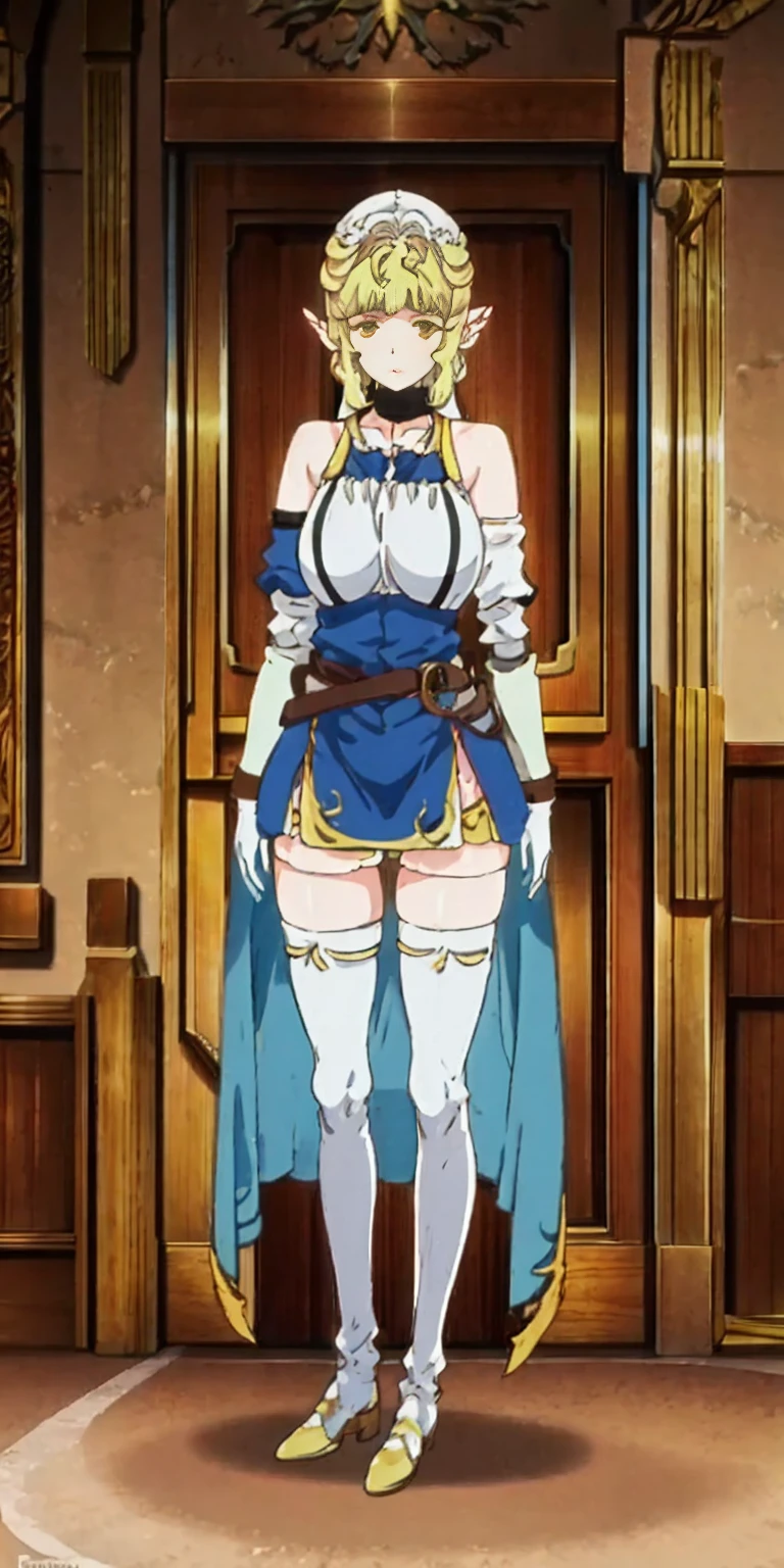 "(masterpiece:1.1), best quality,
1girl, (80s anime style:1.3), (eyelashes:1.5), (loli:1.2),
(intricate high detailed body:1.2),
(red hair:1.1), (hair between eyes:1.1), (short hair:1.1), (witch hat:1.2),
red eyes,
(gigantic breasts:1.5),
(shy:1.2), (blush:1.1), open mouth,
(string leotard armor, corset:1.2),
(knight armor, armored boots:1.2), (jewelry:1.1), collar,
standing, hand on hip,
(upper body, cowboy shot, looking at viewer, from front:1.1),
(daytime, grassland, outdoors:1.1)"