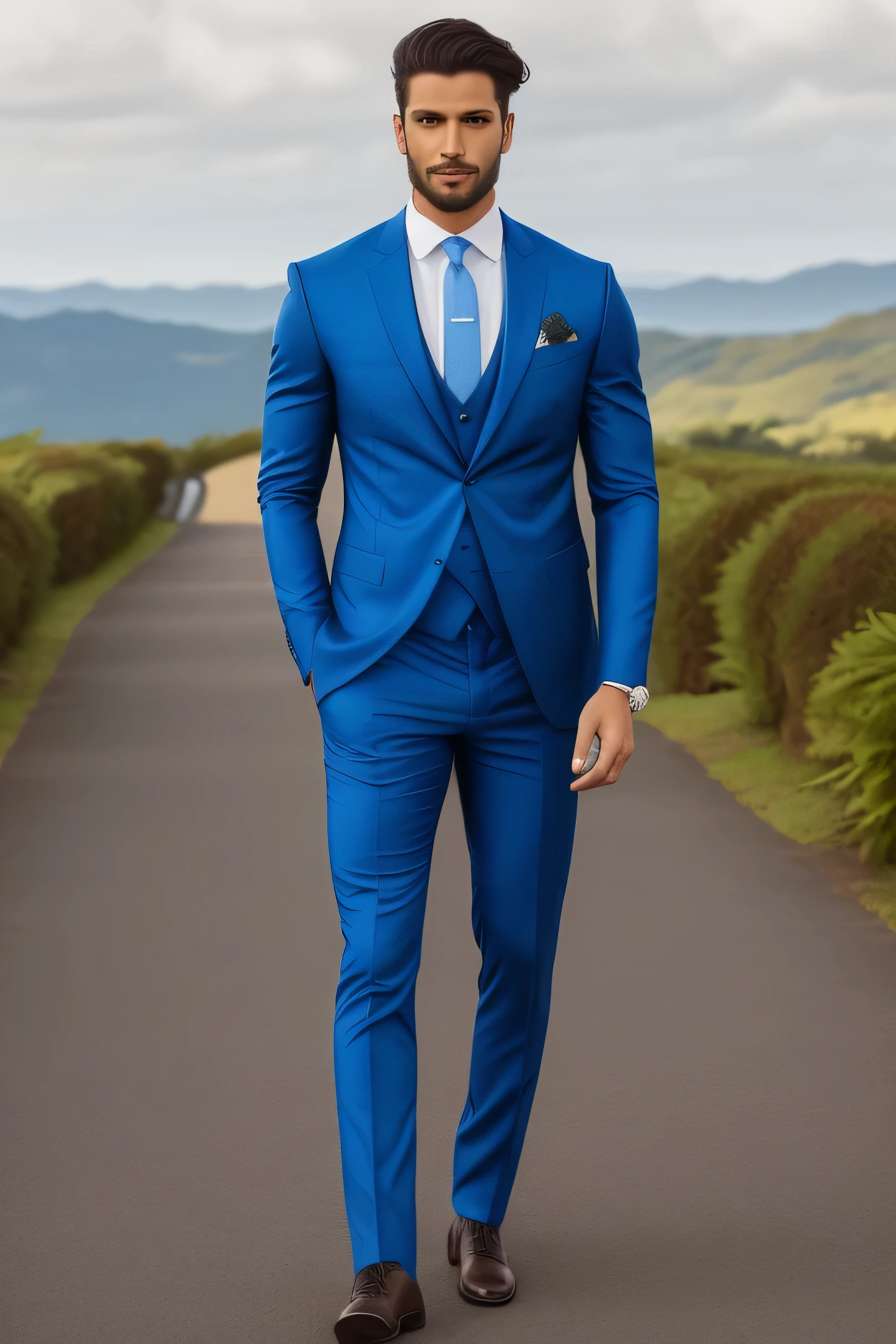 Homem de terno azul caminhando por uma estrada de terra, terno azul, 3-piece suit, terno maximalista moderno, terno elegante, terno dourado azul, vestindo terno azul escuro, terno luxuoso, vestindo um terno masculino elegante, terno elegante, terno intrincado, vestindo terno, vestindo um terno, terno de alta qualidade, bonito e elegante, three piece suit