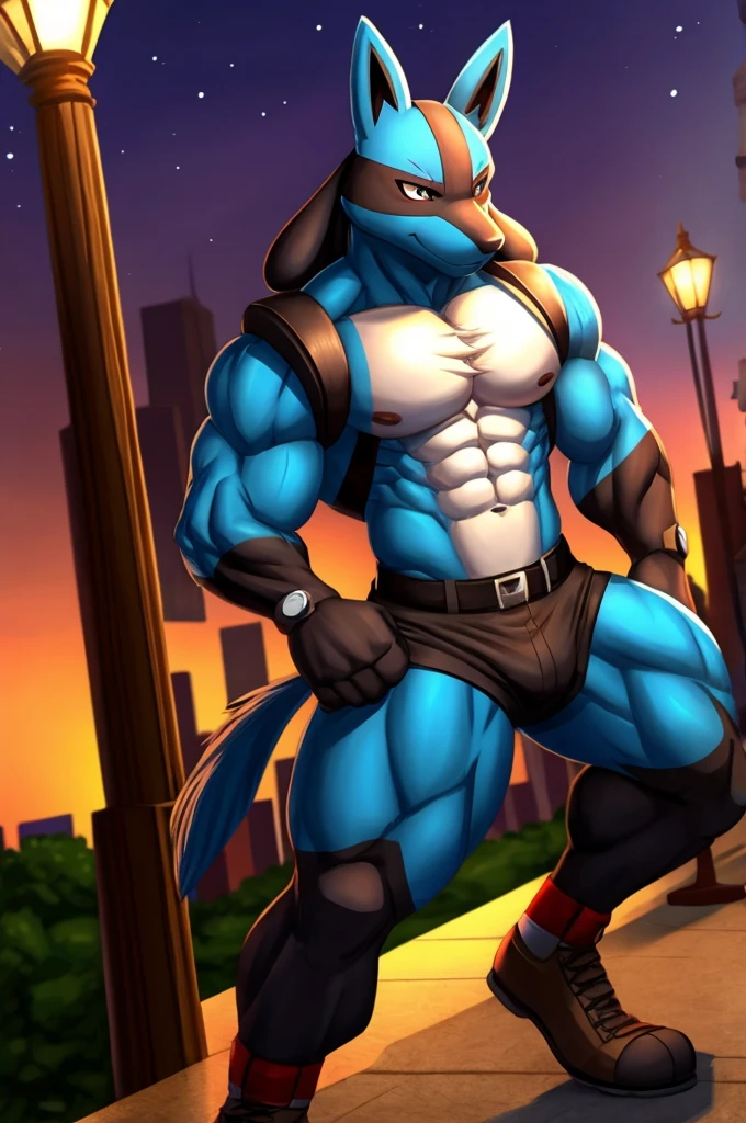 Muscular lucario, Zakary911