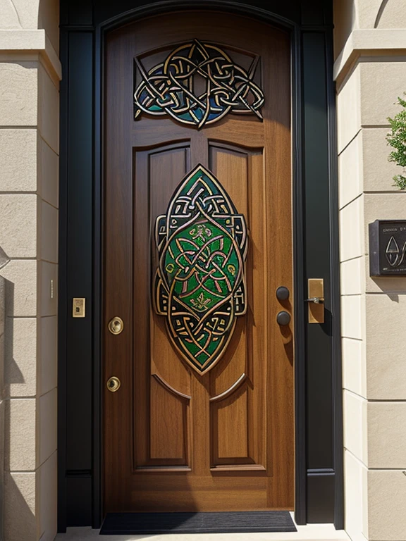 celtic woven ornamentic, modern style