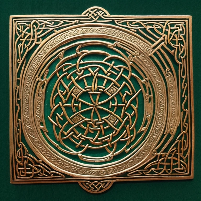 celtic woven ornamentic, medieval style