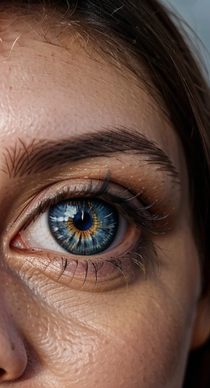 a close up of a person's eye with a clock in the center, a digital rendering, hyperrealistic photography], hyperrealism, profile picture 1024px, time elves, watch photo, inquisitive look, waiting, looking at you, professional photography