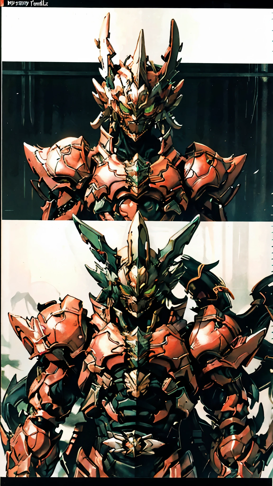 A man wearing a full-face helmet, a fantasy-style biotech armored combat suit, green eyes, (a composite layered chest armor), fully enclosed shoulder guards, matching arm and leg guards, the belt is adorned with fangs biting into gem, (the color scheme is primarily black with red accents), the design balances heavy with agility, a high-tech bio-mecha armor, (Armor Concept Inspired by Lion, stand on the top of a skyscraper in a futuristic sci-fi city), this character embodies a finely crafted fantasy-surreal style armored hero in anime style, exquisite and mature manga art style, (element, plasma, energy, the armor glows), ((male:1.5)), metallic, real texture material, dramatic, high definition, best quality, highres, ultra-detailed, ultra-fine painting, extremely delicate, professional, perfect body proportions, golden ratio, anatomically correct, symmetrical face, extremely detailed eyes and face, high quality eyes, creativity, RAW photo, UHD, 32k, Natural light, cinematic lighting, masterpiece-anatomy-perfect, masterpiece:1.5