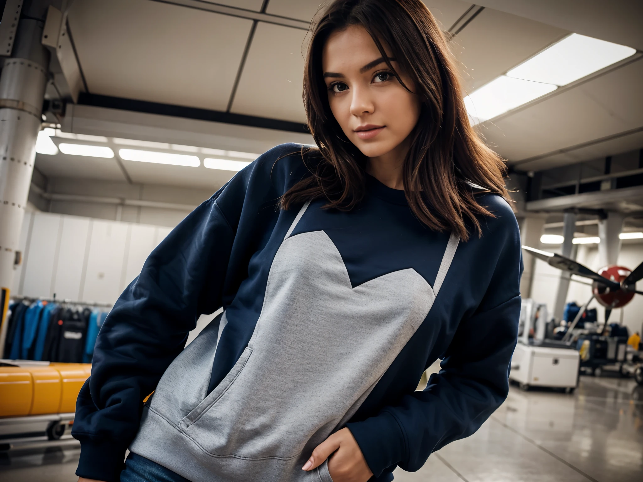 generate a hd plane sweatshirt 