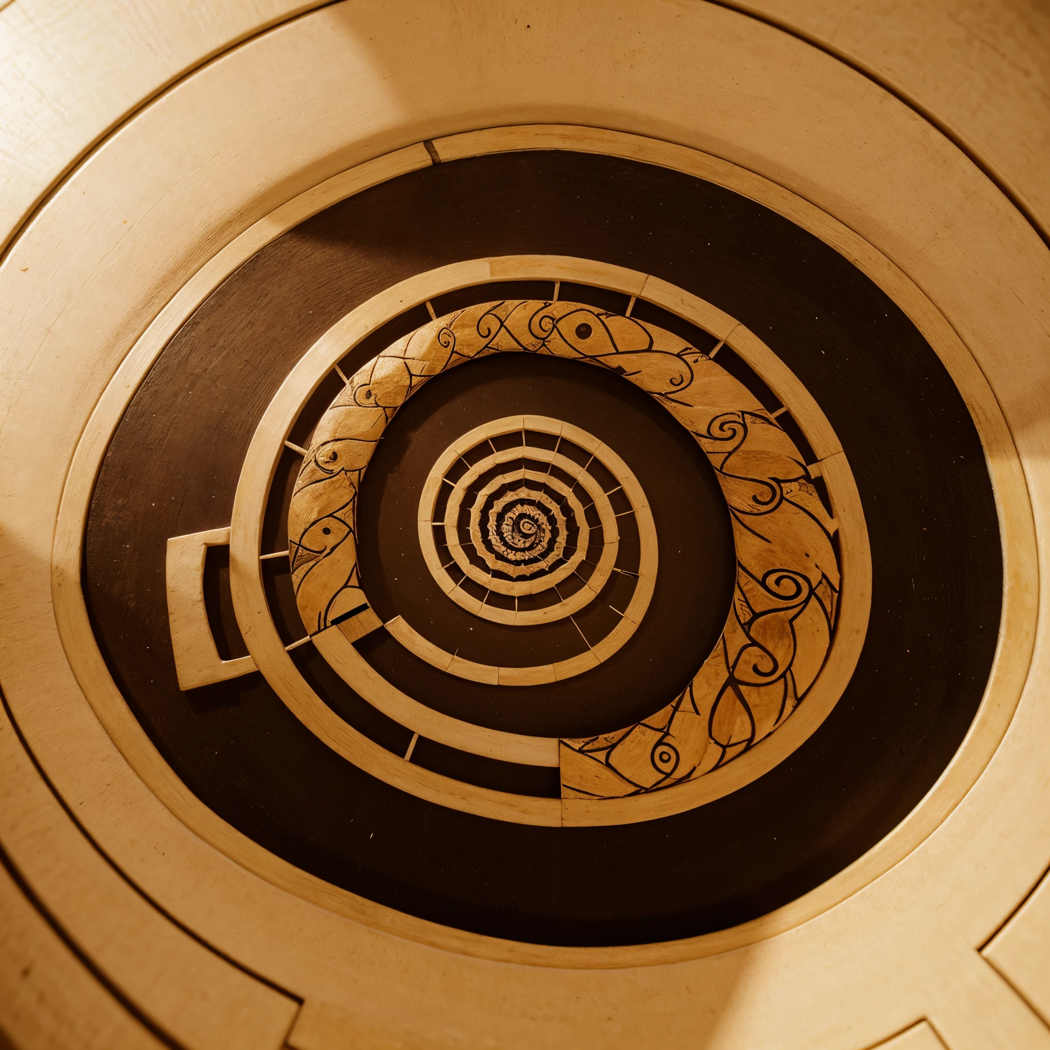 logo de chapa estudantil com a espiral de Fibonacci