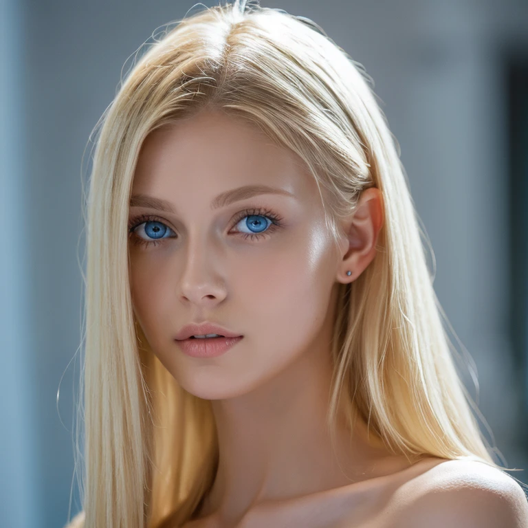 Russian Naked  Blonde Blue Eyes