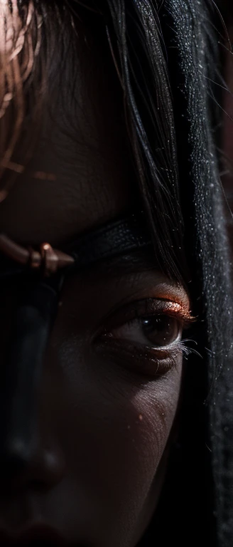 (Professional photography, Extremely detailed), A black copper elf in a doctor&#39;s costume, Set in the Silent Hill atmosphere，With backlight,flame, Inspired by Nicola Samori&#39;s style, Alina Ivanchenko, and Sergey Zabelin. The character is a reference to Alice Gainsborough.,city on the background,Chinese,Elf,Intricate details,real moist skin,extremely Intricate details,Anatomically correct,High contrast,Ultra HD,HDR,photo,photorealism,masterpiece, Natural skin texture, 超realism,Super detailed,High contrast,realism,Super detailed,Irina Yermolova, Full-body shots up close,32k resolution,Nikon Z9