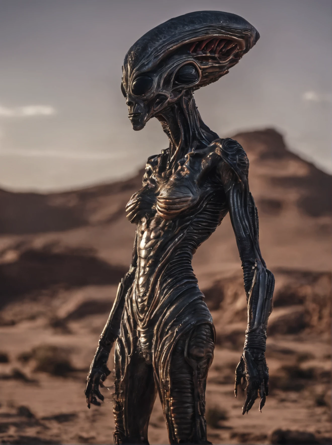 Various humanoid alien races, Sharp focus, 8K quality, RAW Photos, Intricate details