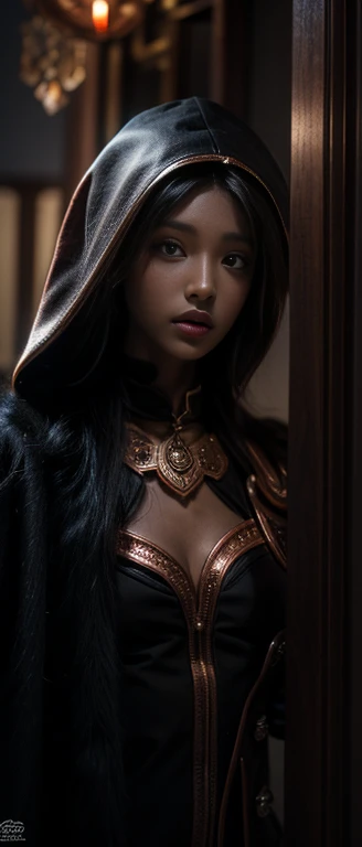 (Professional photography, Extremely detailed), A black copper elf in a doctor's costume, Set in the Silent Hill atmosphere,With backlight,flame, Inspired by Nicola Samori's style, Alina Ivanchenko, and Sergey Zabelin. The character is a reference to Alice Gainsborough.,city on the background,Chinese,Elf,Intricate details,real moist skin,extremely Intricate details,Anatomically correct,High contrast,Ultra HD,HDR,photo,photorealism,masterpiece, Natural skin texture, 超realism,Super detailed,High contrast,realism,Super detailed,Irina Yermolova,Full body shot,32k resolution,Nikon Z9, (Kneeling licking position),Intricate jewelry