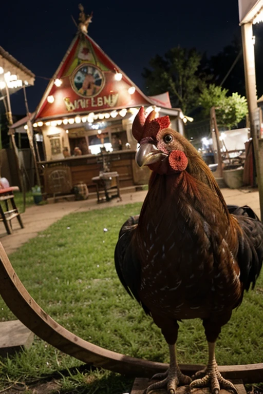A family bought a pet rooster at a local fair, but soon realized something was wrong with the bird. They say that the rooster had eyes so penetrating that they seemed to see through people's souls. At night, residents felt the rooster's gaze following them around the house, sending shivers down their spines.