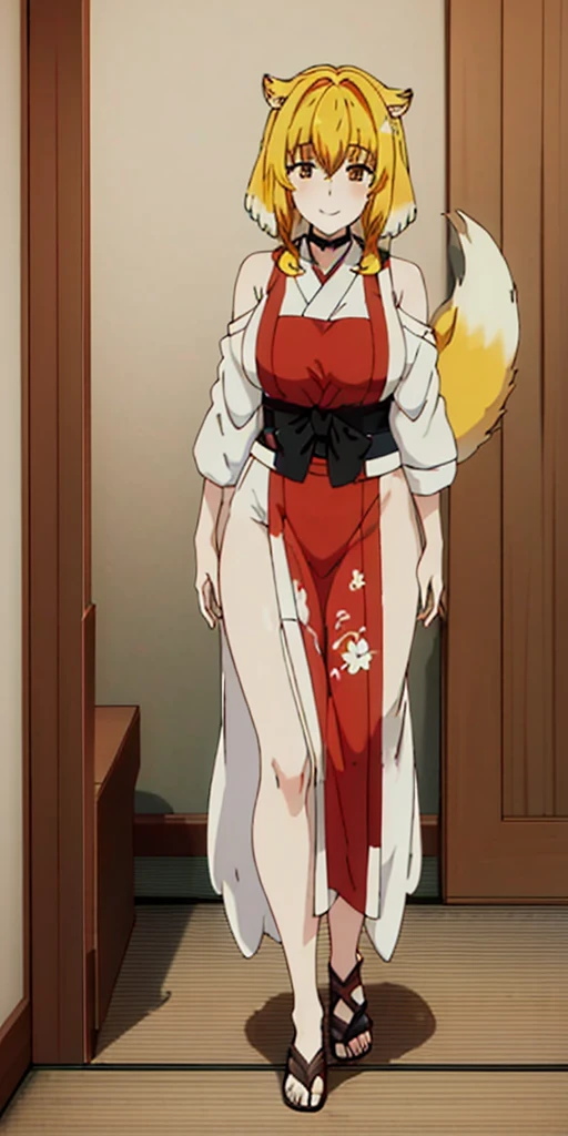 ((4k,masterpiece,best quality)) shuimobysim, traditional Japanese temple ink painting, lotus, hanfu, maxiskit, dress conservatively
1sologirl, blonde hair, fox fluffy ears, white, fish, many fish near girl, full body look at viewer, lustful smile, red cheeks
