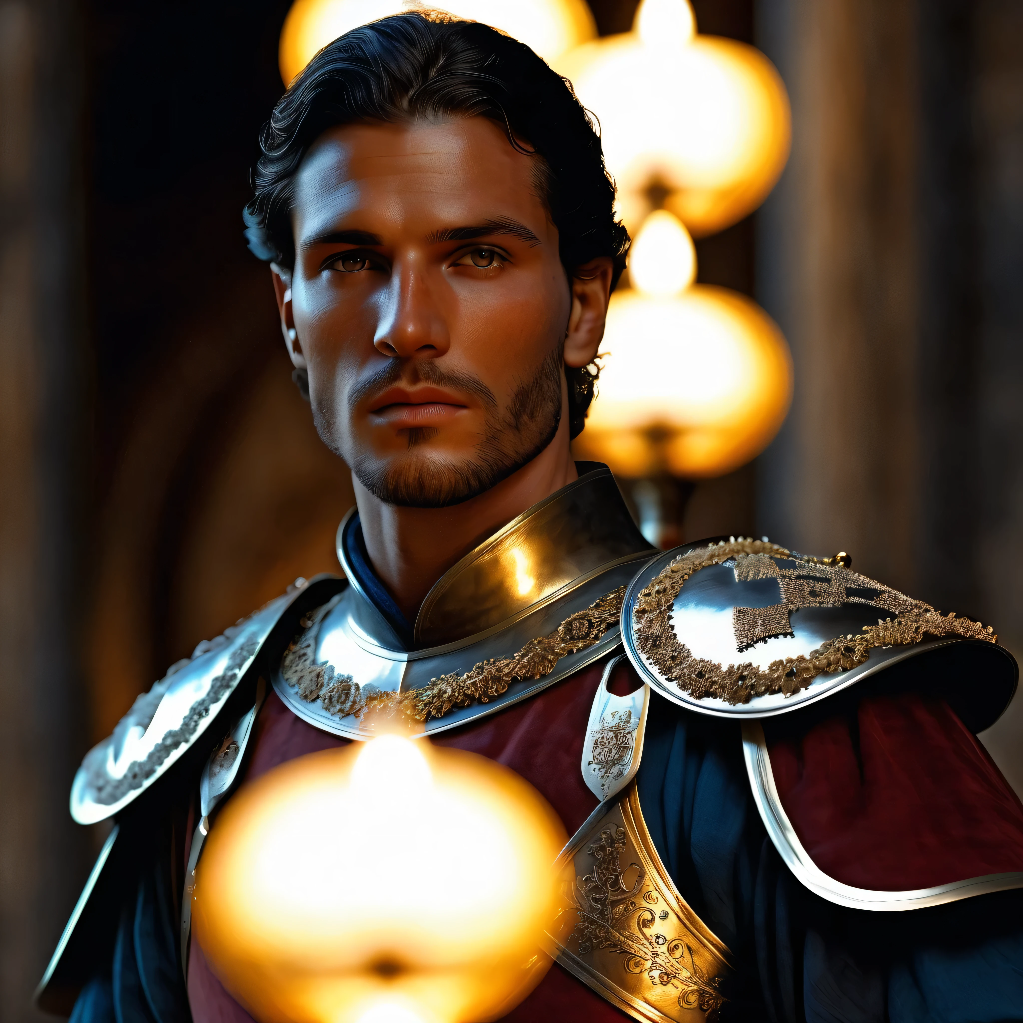 sunset, (Numerous award-winning obra de artes, with incredible details, maximum textures and details), (hyper realista:1.4), (realista:1.3), (Parte superior do corpo para cima:0.3), (melhor qualidade real texture skin), (full body standing image:1.8), (Aesthetic and decadent image: 1.7), ((cinco dedos perfeitos e lindos)), (Pale but beautiful face:1.8), (finos olhos vermelhos brilhantes e circulares: 1.2), (finely detailed true circle eyes), (rosto finamente detalhado e bonito:1.8), ((Mundo Medieval)), (Holds the hilt of a long, straight sword with elaborate decoration that emits a mysterious glow: 1.9), (Espadachim dhampir veterano preto), (sword that emits a mysterious light with delicate decorations:1.9), na masmorra, (Dark black full body armor with delicate ornamentation), (The armor is marked, mas delicadamente decorada:1.5), (wearing a wide-brimmed traveler's hat), (retrato de corpo inteiro:1.8), ((olha para cima)), ((Olhando para baixo)), (dramatic pose), cabelo rosa bonito, lindo cabelo prateado, lindo cabelo loiro ,manto de teia preta, aranhas na armadura, (wears worn and tattered black leather pants), (Retrato de corpo inteiro:1.8), (Traje delicadamente decorado:1.4), fantasia, ((dramatic photo)), ((dynamic photo)), Full body view, Altamente detalhado, ultra-realista, detalhes intrincados, pintura (artework), ((obra de arte,melhor qualidade)), ((Cinematic Light)), hyper realista, assustador, dark fantasia , armadura detalhada, Capacete detalhado, epic realista, desaparecido, ((cores neutras)), arte, (HDR:1.5), (cores suaves:1.2), hiper detalhado, (arte station:1.5), cinematic, luzes quentes, efeito de luz, dramatic light, (detalhes intrincados:1.1), fundo complexo, (Greg Rutkowski:0.8), (teal and orange:0.4), (Chamas rodopiantes), (Whirling lightning), (whirlwind of ice snow),(epic tMasterpiece,max best quality, ultra highdef 64K XT3 32K ultra high-resolution),ultra-detailed,ultra sharp focus,varies,multi, etc. --v 6 --s 1000 --c 20 --q 5 --chaos 100