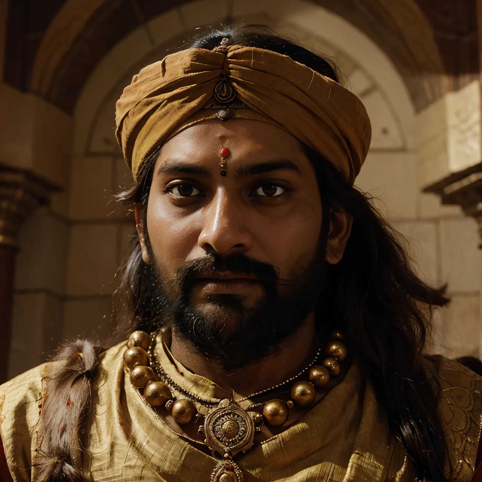 Create an image for chatrapati shivaji maharaj to kill with aurangzeb