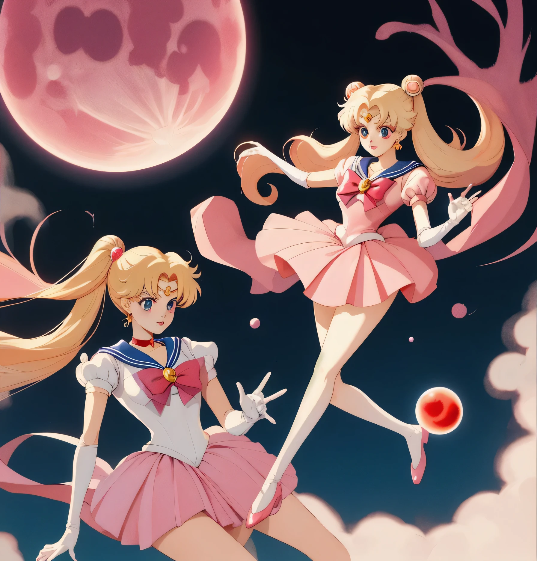 Sailor moon, blood, magic, princess peach 