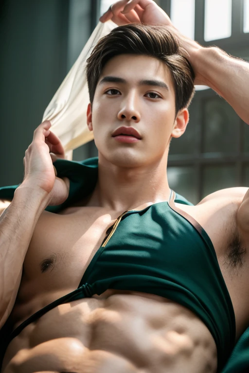 2 Man, ((male models )) heaty skin, masterpiece, best quality, most handsome man in the world, by Kim Soo-hyun, prefect body, beautiful male model, an attractive man 18-24 years old aesthetic, at spring flower booming, green fields, spring, plains, trees, flower, blue sky, ruggedly handsome young man wearing a sexy bikini, mascular, lifted arms, spread legs, pubes, ((smooth body)), super cute, dynamic pose, cool and seductive, dramatic lighting, full body shot,  youthful face, full body, body without hair, thin and tall, fit body, dominant, white skin, youthful face, firm body, high definition, natural flesh tones, soft light, highly detailed, looking at viewer, photography, detailed skin, real person, realistic, photo-realistic, insanely detailed, face detail, hype maximalist, hype hyperrealism, cinematic, telephoto, lighting intricate details, highly detailed, highly detailed, digital painting, artstation, concept art, smooth, sharp focus, illustration, Unreal Engine 5, 8K, art by Ross Tran and greg rutkowski and alphonse Mucha, UHD, 8k, show only male.8k uhd, dslr, dim lighting, high quality, film grain, Fujifilm XT3, male only fan,2 mans, pair model.