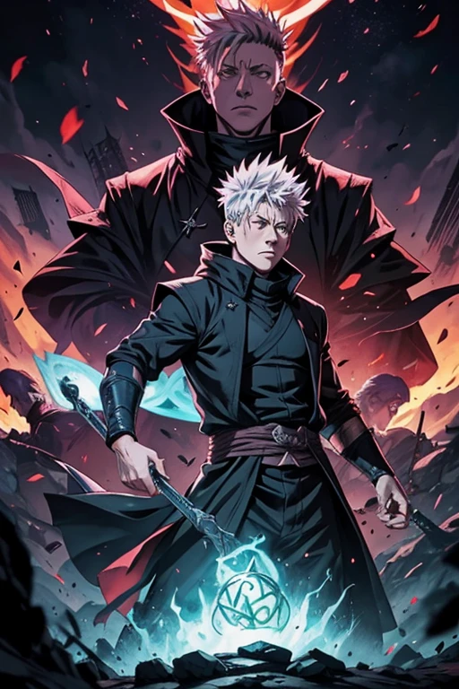 Monge D&D maligno, feiticeiro jujutsu kaisen, magias