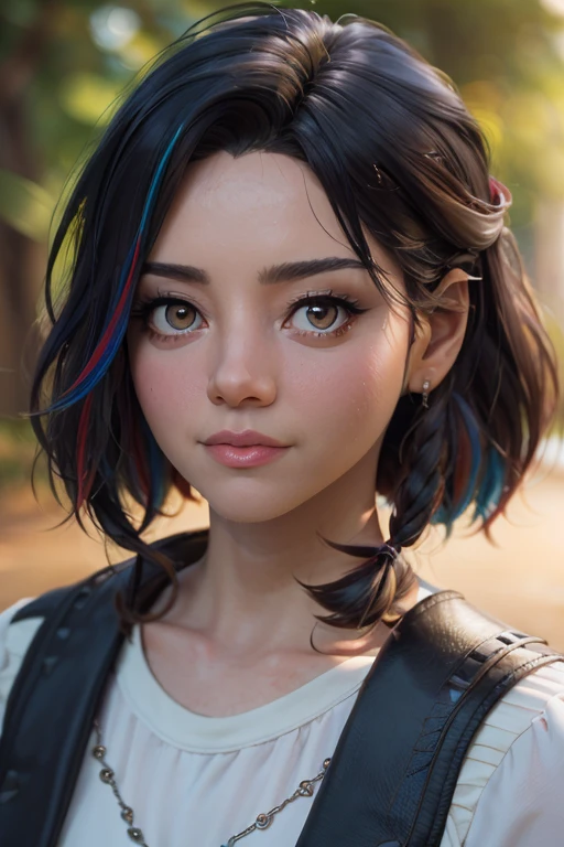 despues de la lluvia, realistic photography, fondo colorido, retrato detallado, detalles intrincados, Colores ricos, estilo realista, mirada frontal,