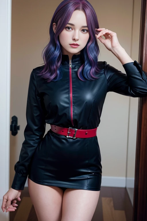 Kiera Knightley, 25 ans, (Colored hair:1.5), yeux bleus, delicate, poudre de contour, sexy, French touch, cheveux de longueur moyenne, grains de beauté, tattoo all over the body, sourire romantique, Seductive look, bonne couverture, de nuit, éclairée par les flashs des photographes, skin details, pores de la peau, sexy, Appareil photo numérique Kodak Smile 10MP, tendance on Behance, ornement de cheveux, hairclip, cheveux moyens, Tir de cow-boy, rougit, (des mains parfaites), team rocket,team rocket uniform,jupe blanche,lettre rouge R,haut court,cuissardes noires,gants de coude noirs