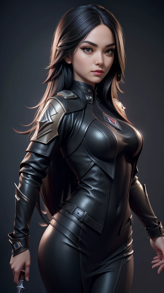 Quero que crie a imagem de um poder (SEM PESSOAS, ONLY THE POWER), o poder se chama "Ebonstone" And it's like that: Akuma Kazumi has a unique power to manipulate dark matter, similar to obsidian, but more resistant. Com sua habilidade, she controls this matter as a kind of “tentacle” that can come out of her hands and solid places, she can transform objects and even living beings into statues made of this material, freezing them into an immobile and resistant form. Furthermore, she is able to create solid and sharp shapes, como foices, swords and sticks, using this article, providing you with lethal and versatile weapons in combat.
The matter manipulated by her has a deep black color and extraordinary resistance., capaz de resistir a impactos e cortes com facilidade. A unique detail is its ability to form eyes made from this material., allowing you to see beyond your physical reach. These eyes are like extensions of your vision, giving you a strategic advantage by monitoring your surroundings and detecting threats.
With tactical and strategic skills, ela utiliza seu poder para moldar o campo de batalha ao seu favor, creating obstacles for your enemies and ensuring a decisive advantage in direct confrontations.
His presence on the battlefield is marked by the grandeur of his dark matter, pela letalidade de suas armas improvisadas e defendendo-se com escudos, making her a formidable adversary and feared by all who face her dark power.