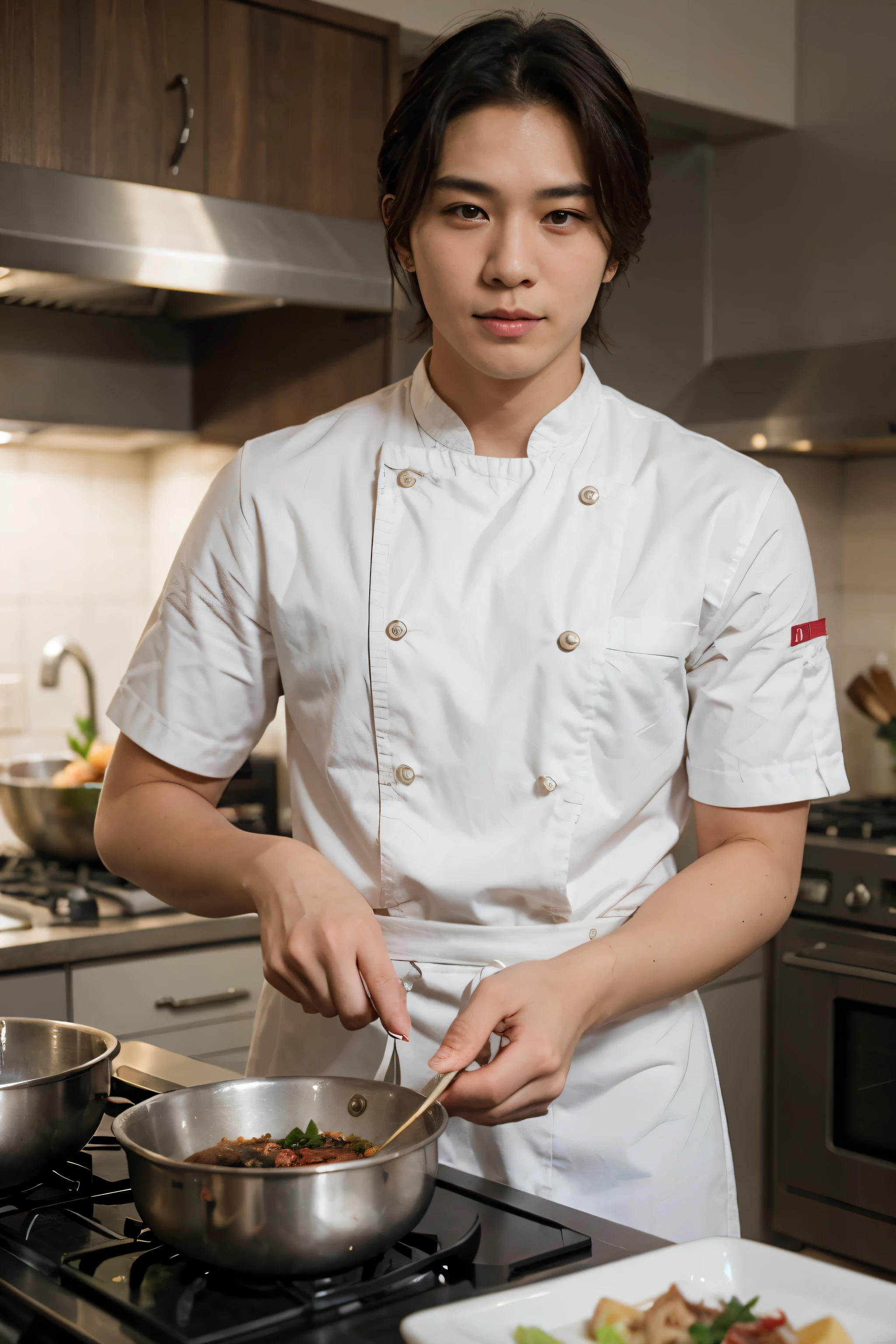 Korean handsome chef 