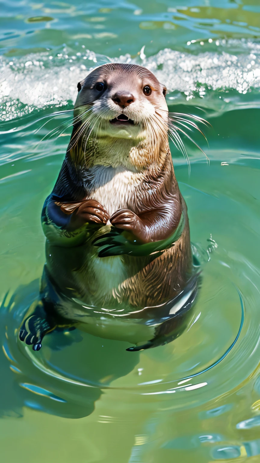 Make an anime version of an otter