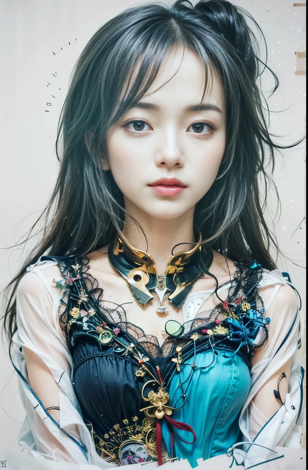 (masterpiece, best quality:1.2), (8k uhd, 16k, 32k, ultra high res), (photorealistic:1.37), (RAW photo), ultimate-realistic, ultimate-realistic details, ultimate-realistic texture, ultimate-intricate details, ultimate-realistic lighting, ultimate-realistic shadow, japanese girl, ultimate-cute face, ultimate-RAW skin, ultimate-realistic eyes, (mechanical:1.4), (armor), full body, wide shot