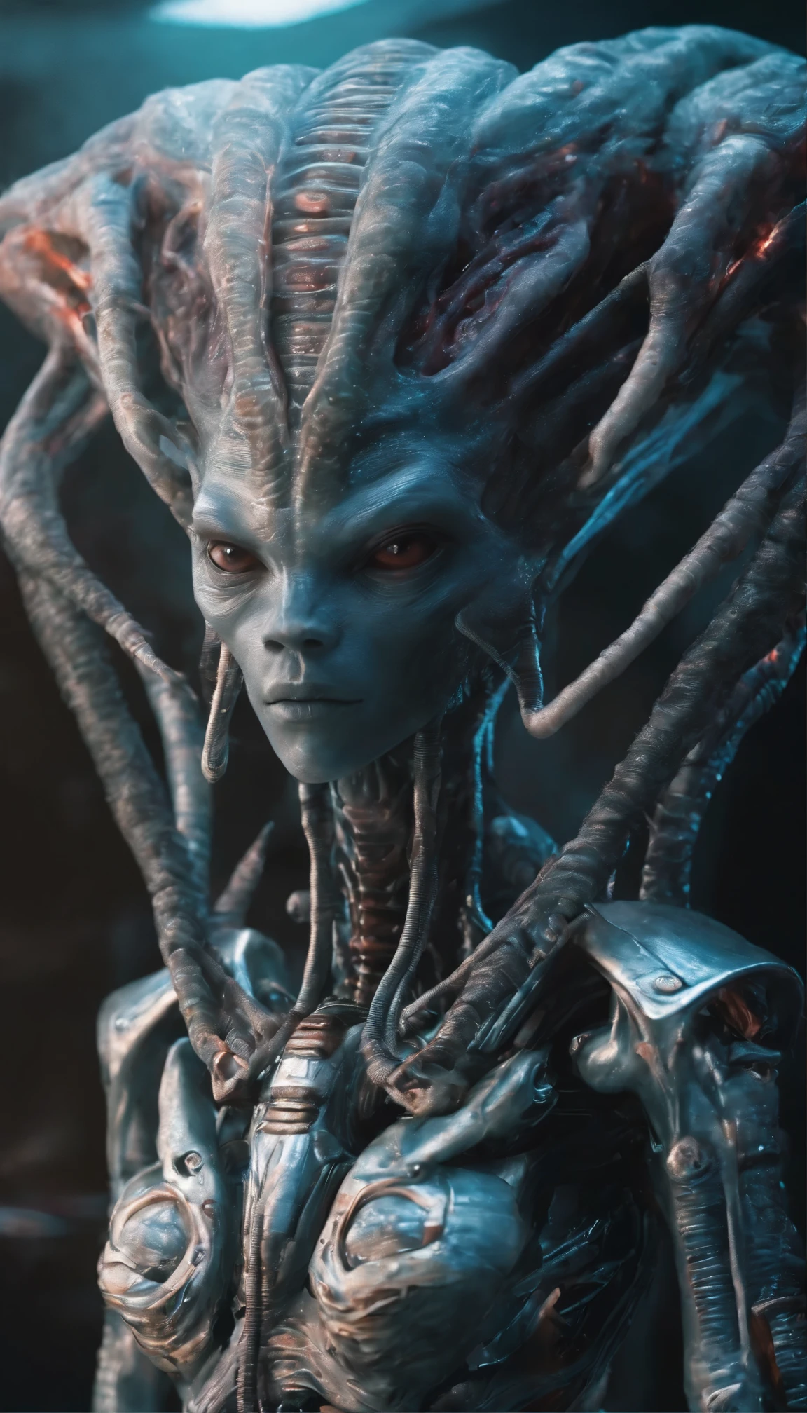 Various humanoid alien races, Sharp focus, 8K quality, RAW Photos, Intricate details