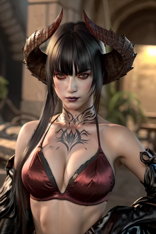 ((Realistic lighting, melhor qualidade, 8k, obra de arte: 1.3)), Foco claro: 1.2, Eliza From Tekken, figura perfeita: 1.4, Abdominais magros: 1.1, ((cabelo curtos escuro)), (top sinza: 1.4), (ar livre, noite: 1.1), ruas da cidade, Rosto super fino, belos olhos, Palpebras duplas,